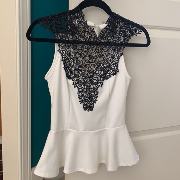 charlotte russe peplum top